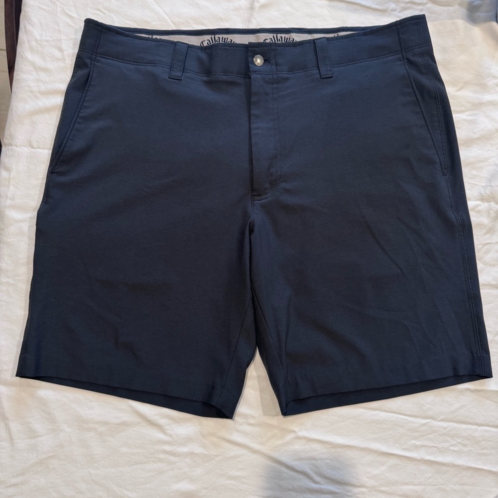 Callaway Men's Performance Stretch Flat Front Golf‎ Shorts Charcoal Gray Size 36